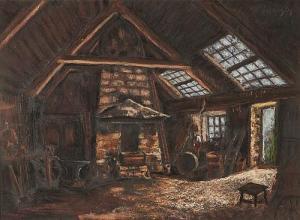 VERNON WIGLEY JAMES 1918-1999,THE FORGE,GFL Fine art AU 2018-03-11