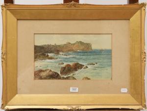 VERNON William Henry 1820-1909,View of the coast,19th,Tennant's GB 2021-07-23