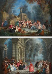 VERON BELLECOURT Alexandre Paul Joseph 1773-1838,Le jeu de colin-maillard and Les ,Woolley & Wallis 2023-03-08