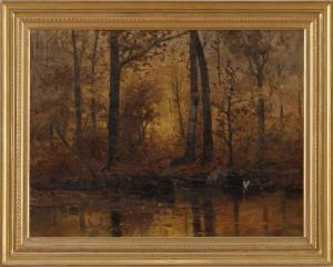 VERON Louis D,AUTUMN FOREST SCENE,Stair Galleries US 2009-09-12