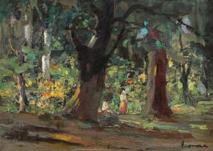 VERONA ARTHUR 1868-1946,Scene in the Forest,Artmark RO 2023-10-18