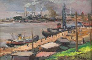 VERONA Paul 1897-1966,Constanța Harbour,Artmark RO 2023-07-12