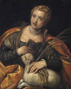 VERONESE Paolo 1528-1588,Saint Agnes,Christie's GB 2014-02-25