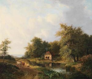 VERPOEKEN Hendrik 1791-1869,Idyllic Landscape,Palais Dorotheum AT 2015-09-17