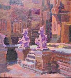 VERSTRAETE Theodoor,Indochine, ruines d'Angkor,Saint Germain en Laye encheres-F. Laurent 2018-05-27