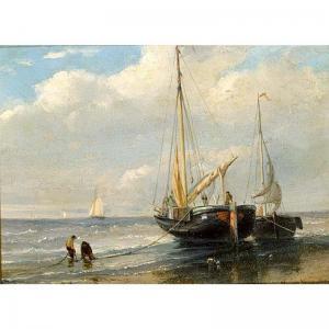 VERVEER Mauritz 1817-1903,BOMSCHUITEN ON THE BEACH,Sotheby's GB 2005-09-06