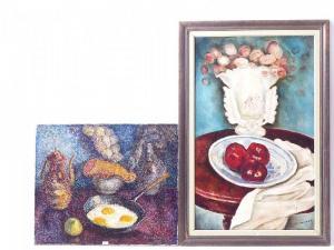 VERVISCH Jean 1896-1977,Nature morte aux pommes,VanDerKindere BE 2021-10-26