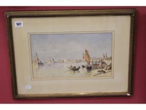 VERVLOET Joannes Josephus 1790-1869,Venice Venetian lagoon,Henry Aldridge GB 2016-03-19