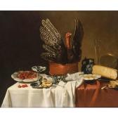 vervoorn g. 1658,A STILL LIFE WITH A TURKEY PIE,Sotheby's GB 2006-11-14