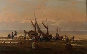 VESCOVI A. 1800-1800,Unloading the catch,Bellmans Fine Art Auctioneers GB 2022-02-22