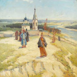 VESHILOV Konstantin Aleks 1877-1945,Russian landscape,1903,Bruun Rasmussen DK 2014-11-25