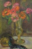 VESLOVSCHI NITESCU Vera 1901-1974,Flowers and Beads,Alis Auction RO 2009-06-13