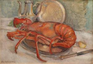 VESLOVSCHI NITESCU Vera 1901-1974,Still Life with Lobster,Artmark RO 2023-09-20