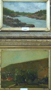 VIALLATE E 1900-1900,"Paysage" et "Rivière d'Auvray",1914,Tajan FR 2007-06-25