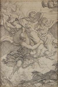 VIANI DOMENICO MARIA 1668-1711,Saint in Glory,Clars Auction Gallery US 2020-02-23