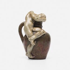 VIBERT James 1872-1942,figural jug,c.1900,Rago Arts and Auction Center US 2020-09-11
