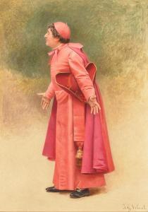VIBERT Jean Georges 1840-1902,A gesturing cardinal,Bonhams GB 2024-03-12