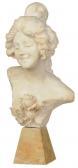 VICARI CHRISTOFORO 1848-1913,Bust Of A Smiling Woman,Brunk Auctions US 2019-09-14