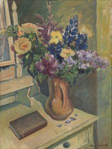 Vicary THACKWRAY James 1919-1994,Flower on a Table,Strauss Co. ZA 2024-02-12