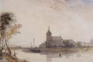 VICKERS Alfred Gomersal 1810-1837,a church in Russia or Poland,Burstow and Hewett GB 2023-01-25