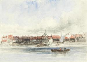 VICKERS Alfred Gomersal 1810-1837,Old houses by the Thames,Bonhams GB 2019-03-20