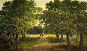 VICKERS Alfred 1786-1869,Path Through the Wood,Lando Art Auction CA 2023-10-15