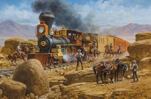 VICKERS Russ 1923-1997,The Outlaws,1983,Scottsdale Art Auction US 2024-04-12