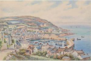 VICTOR Thomas Herbert 1894-1980,View over Mousehole,David Lay GB 2015-04-16