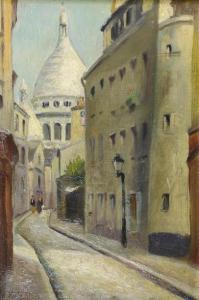 VICTORES,Rue saint Rustique à Montmartre,1927,Saint Germain en Laye encheres-F. Laurent 2017-10-01