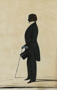 Victoria Gallery Royal 1837-1854,A silhouette of a Gentleman,Bonhams GB 2005-12-07