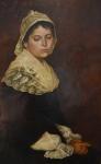 VICTORIAN SCHOOL,Portrait of a girl seated,Gilding's GB 2023-07-18