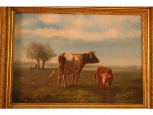 VIDAL A 1800-1900,Vaches au pré,Meyzen FR 2007-06-23