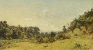 VIDAL Vincent 1811-1887,Paysage animé,Beurret & Bailly CH 2017-06-21