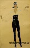 Vidbergs Sigismund 1890-1970,Costum design for ballet "Dons Kihots",Antonija LV 2008-11-04