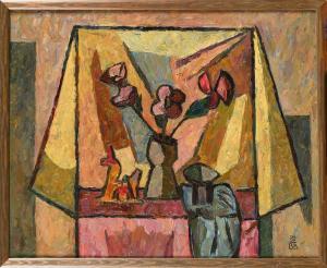 VIDERMAN Vladimir 1945,Nature morte avec des fleurs,Osenat FR 2024-01-14