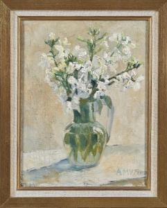 VIEILLARD FANET Anne Marie 1866-1950,Bouquet de fleurs blanches,Adjug'art FR 2019-06-18