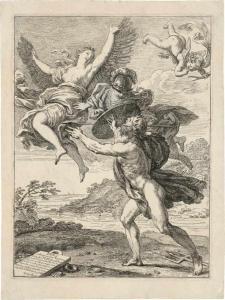 VIEIRA DE MATTOS Francisco Lusitano 1699-1783,Minerva schützt Koronis vor Nep,1724,Galerie Bassenge 2020-11-25