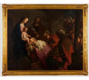 VIEIRA DE MATTOS Francisco Lusitano 1699-1783,The Adoration of the Magi,Veritas Leiloes 2020-12-09