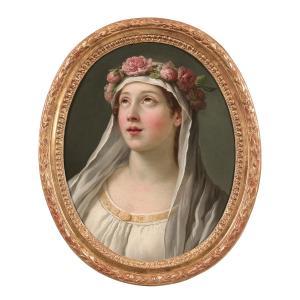 VIEN Joseph Marie 1762-1848,Vestal crowned with roses,1760,Tajan FR 2019-12-18