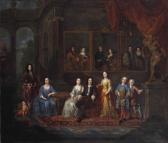 VIERPEYL Jan Carel,A family portrait in a classical interior, hung wi,Christie's 2013-11-20