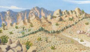 VIERRA Carlos 1876-1937,Southwestern Landscape,Bonhams GB 2023-11-07