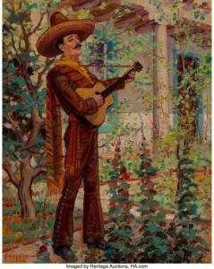 VIERRA Carlos 1876-1937,The Serenade (diptych),Heritage US 2020-12-03