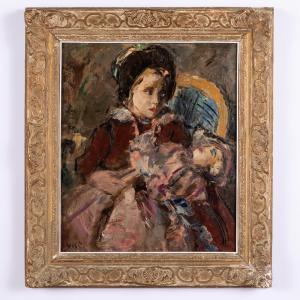 Viganò Vico 1874-1967,Bambola malata,Wannenes Art Auctions IT 2022-10-04