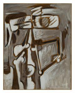 VIGAS Oswaldo 1926-2014,Personaje gris,1975,Sotheby's GB 2023-11-14
