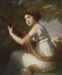 VIGEE LEBRUN Elizabeth Louise 1755-1842,Portrait of the artist's daughter, Jeanne-Julie-,Christie's 2024-04-17