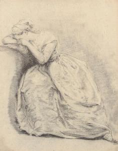 VIGEE LEBRUN Elizabeth Louise 1755-1842,Study of a woman weeping,Christie's GB 2010-06-16