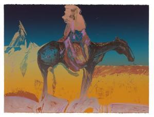 VIGIL Veloy 1931-1997,Night Rider,Santa Fe Art Auction US 2024-03-14