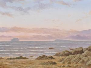 VIGNE T.A,Coastal view,1889,Burstow and Hewett GB 2010-07-21