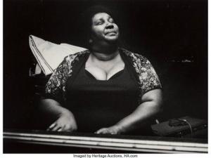 VIGNES Michelle 1926-2012,Beverly Stovall Playing the Blues,1984,Heritage US 2020-03-11