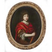 VIGNON Philippe 1638-1701,PORTRAIT DE JEUNE HOMME AU DRAPE ROUGE,Tajan FR 2019-04-04
